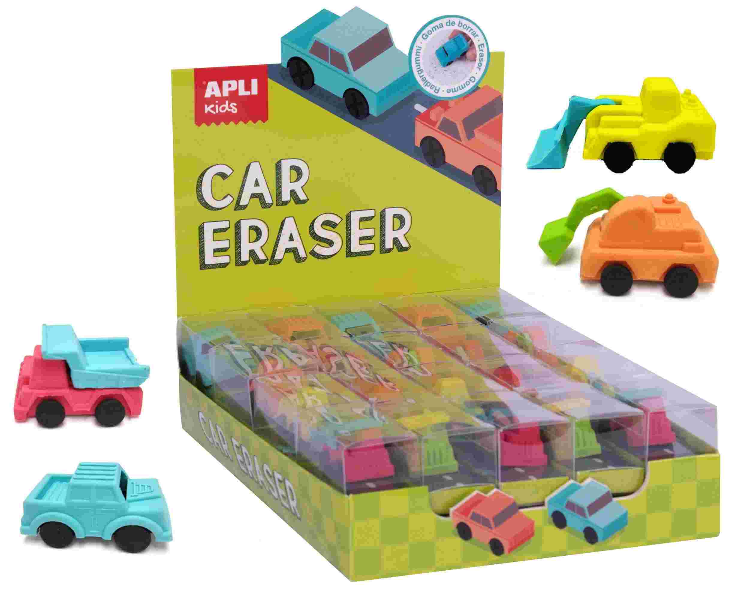 Goma de borrar diseño vehículo